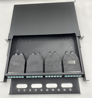 1u 2u 3u Rack Mount SC LC 8 Port 12 24 48 96 144 288 576 Inti MPO Patch Panel Kepadatan Tinggi ODF Fiber Optic Distribution Frame