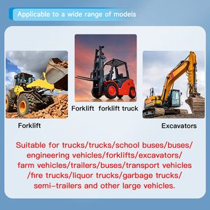 Buzzer universel de zone 10-80V Système radar anti-collision inversé pour chariot élévateur Avertissement de sécurité à sens unique - Product Image 5