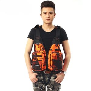 7 ألوان مموهة-الطفو 7 في الهواء الطلق الحياة يطير الصيد بدلة مع معدات إنقاذ الحياة - Product Image 3