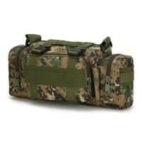 Sac banane tactique en toile de nylon imperméable 10L avec fermeture à glissière pour la randonnée et la chasse