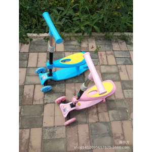 Children Scooter With Seat Height Adjustable For Kids 3 Years And Older Pink And Blue Mix - Product Image 2