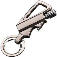 Outil multifonctionnel d'extérieur unique avec lampe torche, briquet Infinity, porte-clés et ouvre-bouteille