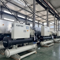 Pompe à chaleur industrielle à vapeur de type vis 120 ℃   Système de récupération de chaleur pour l'industrie du teinture textile et l'élevage