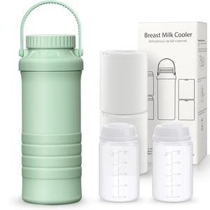 Enfriador de Leche Materna Portátil de Acero Inoxidable y Plástico, Botella Refrigerada Manual para Mantener Fresca la Leche para Bebés y Niños, Uso en Exteriores - Product Image 4