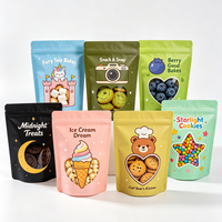 Sachet Doypack Personnalisé Imprimé en Héliogravure avec Fermeture Zip, Qualité Alimentaire, en Matériaux Recyclés, avec Encoche de Déchirement, Refermable pour Emballage de Snacks