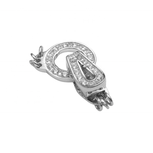 Vente en gros de breloques personnalisées en forme de cœur papillon en argent 925 avec fermoir en or 14 carats pour la fabrication de bijoux, breloques en perles avec fermoir pour collier - Product Image 5