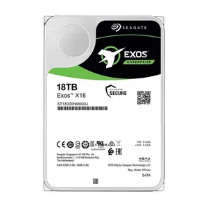 新Exos X18 18TB企业硬盘3.5英寸SATA 6Gb/s 7200RPM 512e和4Kn快速格式ST18000NM000J