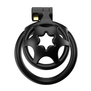 กุญแจล็อคความรัก เกย์ บีดีเอสเอ็ม บอนด์เดจ ทาส เซ็กส์ อุปกรณ์เสริมทางเพศสำหรับผู้ชาย ซิลิโคน อุปกรณ์ควบคุมความสุขทางเพศชาย ปลอกครอบอวัยวะเพศชาย  โครงครอบอวัยวะเพศชายแบบพลาสติก - Product Image 1