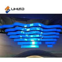 Module souple intérieur P1.86 P2 P2.5 P3.076 Module LED incurvé Écran d'affichage LED flexible irrégulier personnalisé