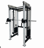 Machine Smith Professionnelle Multifonctionnelle en Acier Inoxydable pour Usage Commercial et Domestique, avec Pile de Poids de 70 kg et Équipement de Squat à Câbles Croisés