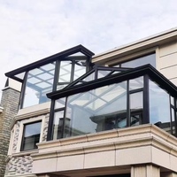 Serre moderne en aluminium pour l'extérieur, verre feuilleté, écologique, anti-corrosion, pour jardin, patio, résidence, YUEYUEXIN