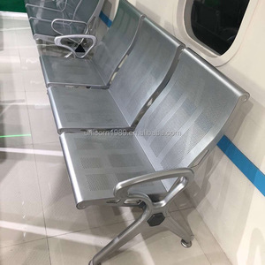 เบาะรองนั่ง PU 3/4/5ที่นั่งสำหรับห้องรอเก้าอี้สนามบินเก้าอี้รอในโรงพยาบาลทำจากอลูมิเนียม - Product Image 3