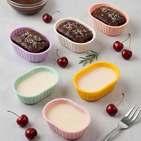 Wiederverwendbare Silikon-Ovale Muffin-Backförmchen Antihaftbeschichtet Hochtemperaturbeständig Heißluftfritteuse-Backform für Zuhause und Küche