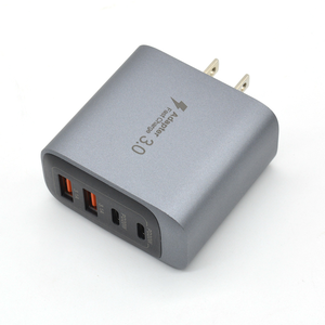 Быстрое зарядное устройство Essential 55W PD с 2 портами Type-C, 2 портами USB, защитой OCP, технологией QC3.0, GaN, для занятых профессионалов, стандарт EU, для дома, 20W - Product Image 4