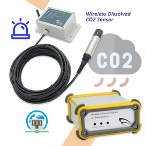 เครื่องตรวจจับก๊าซสำหรับภายใน Co2ไร้สายเซ็นเซอร์ CO2ละลาย RS485ถังน้ำแบบไร้สายการตรวจสอบคุณภาพน้ำ - Product Image 1
