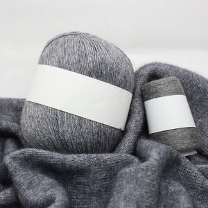 6 + 6 Assorti Moyen Épais Cachemire Laine Écharpe Chapeau Manteau Teint Motif Élégant Bébé À Tricoter À La Main Fil De Vison Fantaisie Fil pour Tricotage - Product Image 1