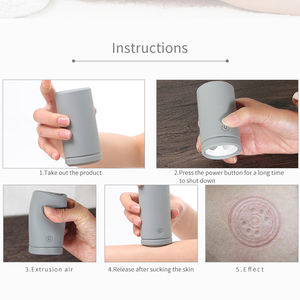 HEZHENG aspiration électronique sous vide en silicone Detox ventouses thérapie de massage Acupuncture masseur corporel masseur relaxant musculaire - Product Image 4