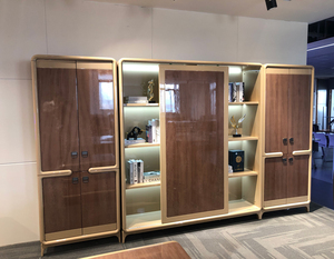 Hiện đại sang trọng Phong cách Trung Quốc lớp lưu trữ Cửa dẫn hiển thị tủ quần áo Tủ hồ sơ - Product Image 1