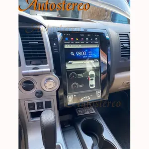 platino lettore dvd Suppliers-Schermo Tesla 128G per Toyota Sequoia Platinum 2006-2019 Android9 Car GPS Navigation Stereo Headunit Multimedia Player Auto Radio