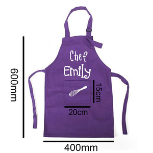 Ensemble de tabliers <span class=keywords><strong>sans</strong></span> manches en Poly coton pour enfants, <span class=keywords><strong>tablier</strong></span> et chapeau de Chef pour la boulangerie, la <span class=keywords><strong>peinture</strong></span>, le jardinage - Product Image 5