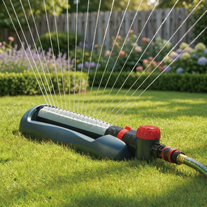 Arroseur de jardin avec mécanisme oscillant et minuterie mécanique pour l'entretien des pelouses - Product Image 3