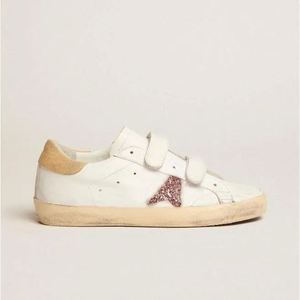 Chaussures décontractées GGBD Designer en cuir véritable, marque de luxe, avec logo doré et décoration étoile, style marche GGBD - Product Image 2