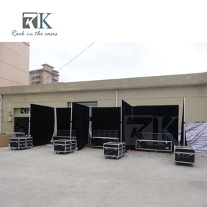 Kit de telón de fondo de alta calidad y fácil instalación con tubos y cortinas para stand de ferias comerciales y decoración de bodas - Product Image 2