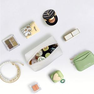 Pocket Red Envelope Coin Purse Clutch <b>Small</b> Carry Air-<b>cushion</b> Touch-up Zipper Waterproof PU Mini Makeup Bag - Product Image 4