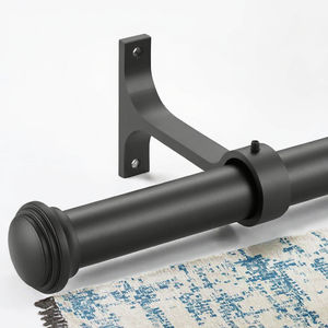 Vente chaude, tringles à rideaux et poteaux en métal modernes personnalisables de 1 pouce de diamètre, ensembles de supports décoratifs pour la chambre à coucher - Product Image 3