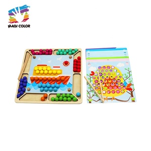 Jouet éducatif avec perles en <span class=keywords><strong>bois</strong></span>, multifonction, intéressant, pour enfants, W12F113 - Product Image 6