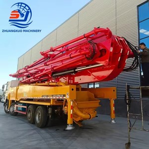 Camion pompe à béton diesel Sany Green d'occasion 46m 49m 52m 56m 62m 63m à vendre - Product Image 3
