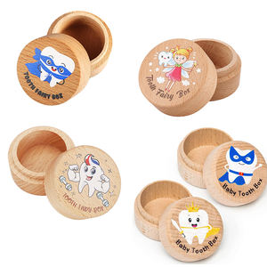 Customized Pattern and Logo <strong>Wooden</strong> Tooth Fairy <strong>Box</strong> Kids Milk Tooth Keepsake <strong>Storage</strong> <strong>Box</strong> - Product Image 5
