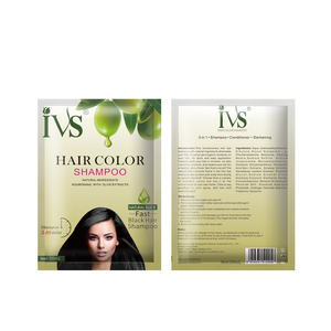Shampoo colorant capillaire 3 en 1 de fournisseur de Guangzhou, coloration capillaire express, échantillon gratuit, marque privée, sans produits chimiques, shampooing colorant capillaire naturel - Product Image 3