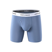 Boxers pour hommes en coton doux tricoté respirant, confortables avec ceinture élastique, pour usage quotidien décontracté, logo personnalisé OEM