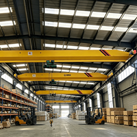 Grue à poutre simple de 10 tonnes à faible vibration, contrôlée par variateur de fréquence (VFD), certifiée ISO, la plus vendue pour atelier d'assemblage automobile