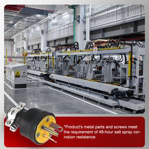 6-20P US Cắm NEMA Lưỡi Thẳng 20 Amp Dây Nguồn 250V Đầu Cắm 20a - Product Image 5