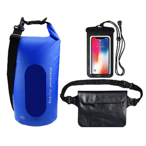 Mochila Impermeable para Natación, Kayak y Rafting, con Correa de Hombro Desmontable y Bolsa de Cintura Sumergible - Product Image 1