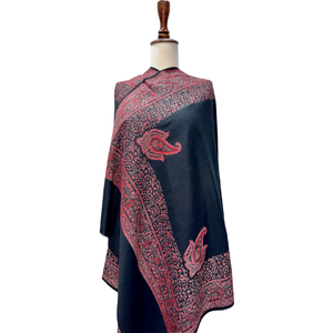 Luxury Jacquard Jamawar Scarves <b>Shawls</b> Elegant Traditional Fashion Wrap Export Quality Custom Factory Wholesale - Product Image 1