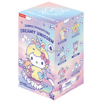 Mini Caja Sorpresa de Colección MINISO Sanrio: Serie Unicornio de Ensueño - Set de Figuras Misteriosas