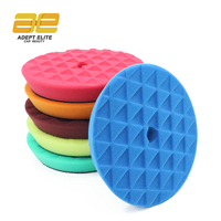 DA Tampons en mousse de mélange de vernis de voiture de 6 pouces Disque de polissage de bord biseauté à support solide avec matériau éponge