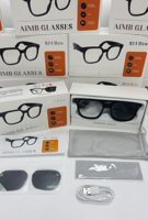 Gafas Inteligentes AIMB S3 Ultra con IA, Cámara de 5MP, Grabación de Video 1080P, WiFi, Traducción por IA, Gafas de Sol para Exteriores, Altavoz AAC, Magnéticas