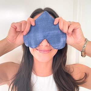 Microwave <strong>Love</strong> Eye Pillow with Lavender &amp; Flaxseed for Hot Therapy, Weighted Heating Pillow for <strong>Relaxation</strong>,Yoga,Stress Relief - Product Image 4