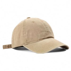 Vente en gros de chapeaux de papa en coton rétro vintage avec logo personnalisé casquettes de baseball délavées - Product Image 2