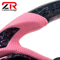 Volant sport personnalisé en fibre de carbone forgée pour l'intérieur de voiture Dodge Challenger Charger Hellcat Charger Challenger SRT