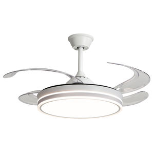 Ventilador de Techo LED Moderno con Luz Regulable, 4 Aspas, Venta al por Mayor, Ventilador de Techo DC con Control Remoto, Soluciones de Iluminación AGI32 - Product Image 1