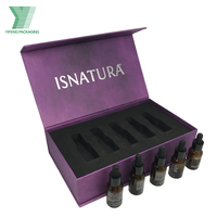 Coffret Cadeau Personnalisé Écologique à Fermeture Magnétique pour Échantillons de Parfum, Impression Quadricolore, Boîte d'Emballage Cosmétique de Luxe en Papier EVA