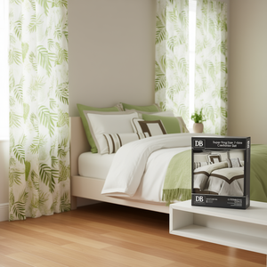 ชุดเครื่องนอน DB Super King Size 7 ชิ้น ลายเรขาคณิตทันสมัย - Product Image 2