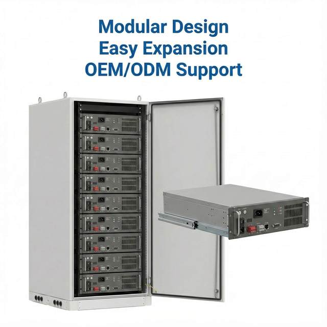 15kW 30kWh Commercial Energy Storage System 307V High Voltage LiFePO4 Battery Cabinet With Hybrid