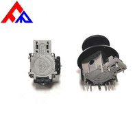 Potentiomètre joystick 3D avec bouton-poussoir, réglage supérieur, bornes à broches PC, résistance 10K-50K, construction métal-plastique