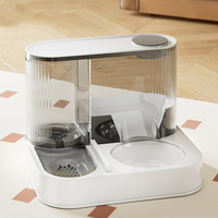 Mangeoire automatique chien chat bol de nourriture avec fontaine d'eau grande capacité distributeur de stockage de nourriture pour animaux de compagnie conteneur chiot accessoires pour animaux de compagnie